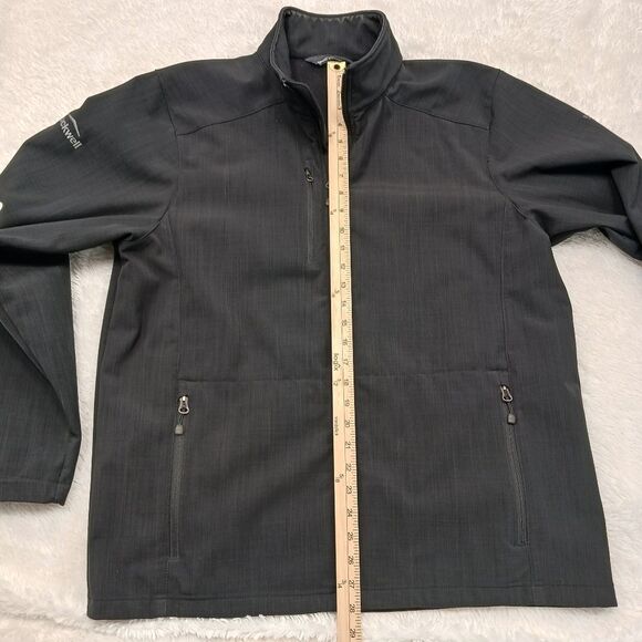 Eddie Bauer Rockwell Collard Jacket Men's Large 3 zip Pockets Velcro cuff. - Picture 11 of 15